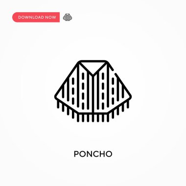 Panço Basit vektör simgesi. Web sitesi veya mobil uygulama için modern, basit düz vektör çizimi