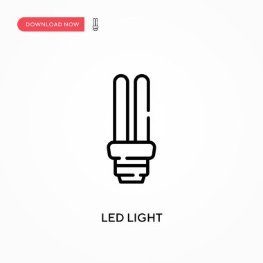 Liderlik ışığı Basit vektör simgesi. Web sitesi veya mobil uygulama için modern, basit düz vektör çizimi