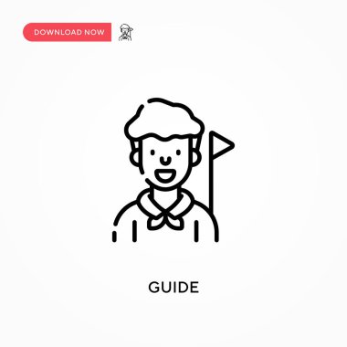 Basit vektör simgesini yönlendir. Web sitesi veya mobil uygulama için modern, basit düz vektör çizimi