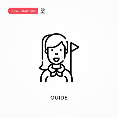 Basit vektör simgesini yönlendir. Web sitesi veya mobil uygulama için modern, basit düz vektör çizimi