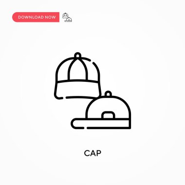 Kaptan Basit vektör simgesi. Web sitesi veya mobil uygulama için modern, basit düz vektör çizimi