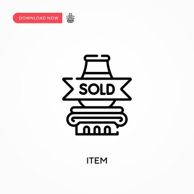 Basit vektör simgesi. Web sitesi veya mobil uygulama için modern, basit düz vektör çizimi