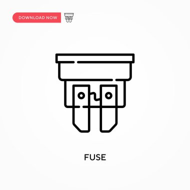 Fuse Simple vector icon. Modern, simple flat vector illustration for web site or mobile app clipart