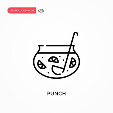 Basit vektör simgesine bas. Web sitesi veya mobil uygulama için modern, basit düz vektör çizimi