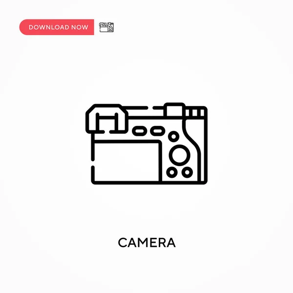 Camera Eenvoudige Vector Icoon Moderne Eenvoudige Platte Vectorillustratie Voor Website — Stockvector