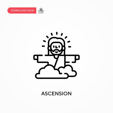 Yükselme Basit vektör simgesi. Web sitesi veya mobil uygulama için modern, basit düz vektör çizimi