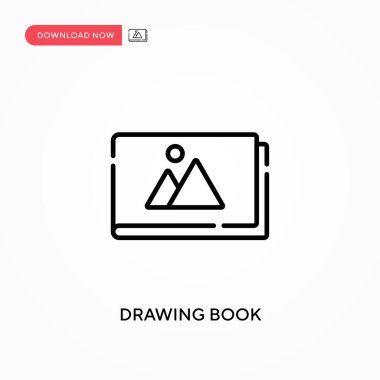 Basit vektör simgesi çiziliyor. Web sitesi veya mobil uygulama için modern, basit düz vektör çizimi