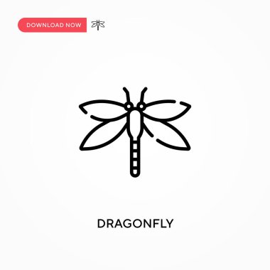 Yusufçuk basit vektör simgesi. Web sitesi veya mobil uygulama için modern, basit düz vektör çizimi