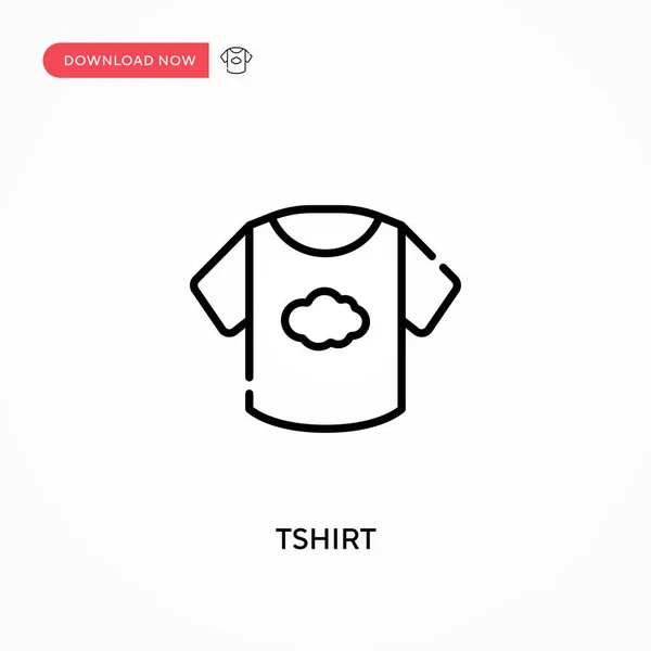 Tshirt简单向量图标 网站或移动应用程序的现代 简单的平面矢量说明 — 图库矢量图片