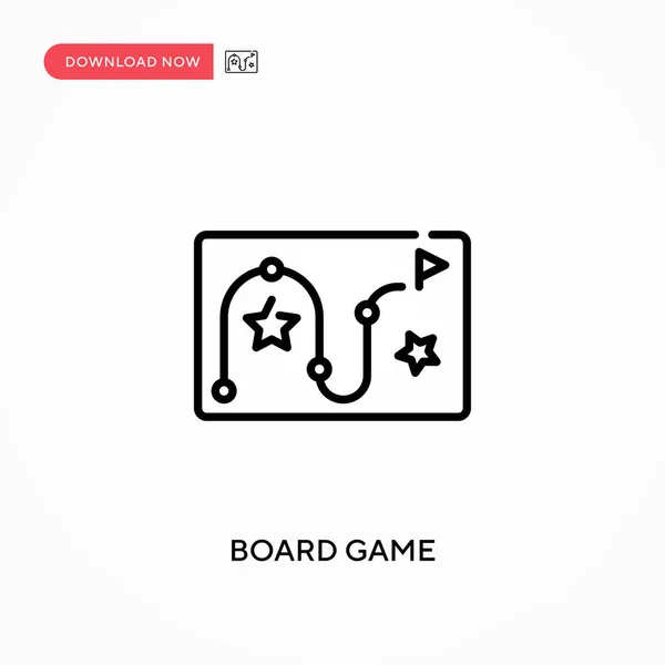 Board Game Simple Vector Icon Modern Simple Flat Vector Illustration — Stock Vector