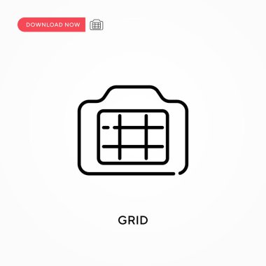 Şebeke Basit vektör simgesi. Web sitesi veya mobil uygulama için modern, basit düz vektör çizimi