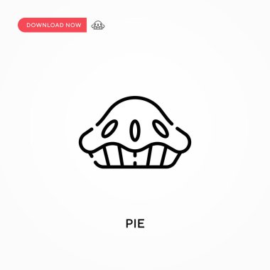 Basit turta vektör simgesi. Web sitesi veya mobil uygulama için modern, basit düz vektör çizimi