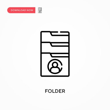 Dizin Basit vektör simgesi. Web sitesi veya mobil uygulama için modern, basit düz vektör çizimi