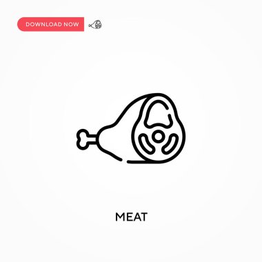 Et Basit vektör simgesi. Web sitesi veya mobil uygulama için modern, basit düz vektör çizimi
