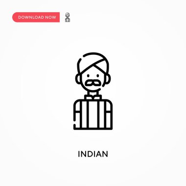 Hint basit vektör simgesi. Web sitesi veya mobil uygulama için modern, basit düz vektör çizimi