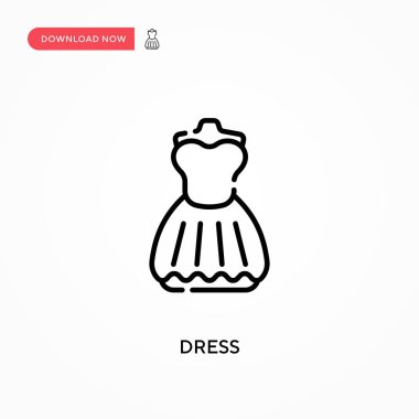 Basit vektör simgesini giyin. Web sitesi veya mobil uygulama için modern, basit düz vektör çizimi