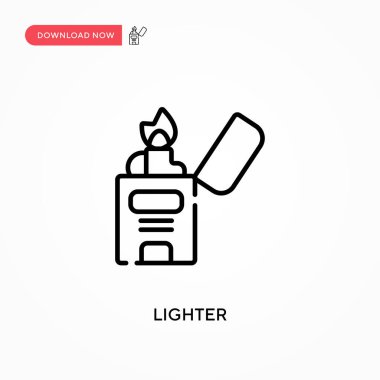 Daha hafif basit vektör simgesi. Web sitesi veya mobil uygulama için modern, basit düz vektör çizimi