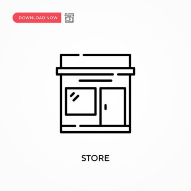 Basit vektör simgesini kaydet. Web sitesi veya mobil uygulama için modern, basit düz vektör çizimi