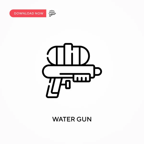 Water Gun Simple Vector Icon Modern Simple Flat Vector Illustration — Stock Vector