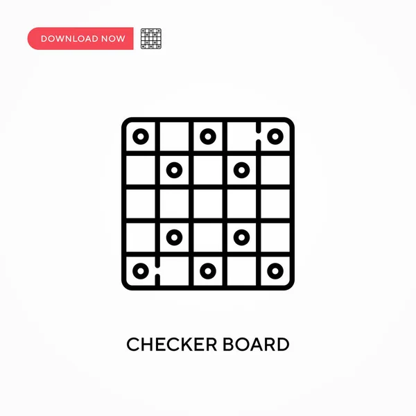 Checkboard Einfaches Vektorsymbol Moderne Einfache Flache Vektordarstellung Für Website Oder — Stockvektor