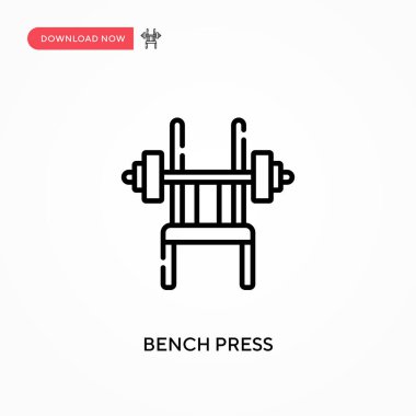 Basit vektör simgesine bas. Web sitesi veya mobil uygulama için modern, basit düz vektör çizimi