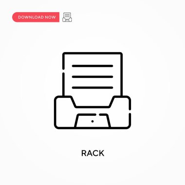 Basit vektör simgesini düzenle. Web sitesi veya mobil uygulama için modern, basit düz vektör çizimi