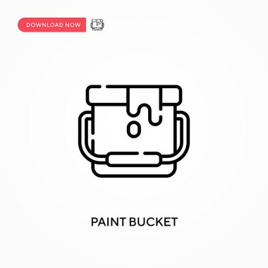 Basit vektör simgesini boya. Web sitesi veya mobil uygulama için modern, basit düz vektör çizimi