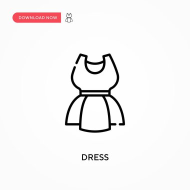 Basit vektör simgesini giyin. Web sitesi veya mobil uygulama için modern, basit düz vektör çizimi