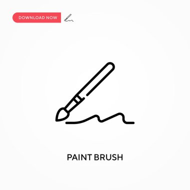 Basit vektör simgesini boya. Web sitesi veya mobil uygulama için modern, basit düz vektör çizimi