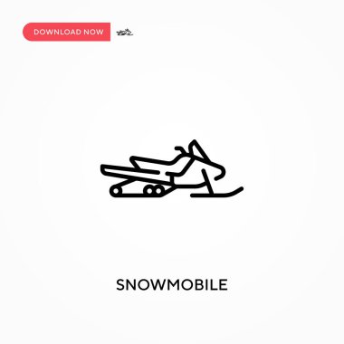 Kar mobil basit vektör simgesi. Web sitesi veya mobil uygulama için modern, basit düz vektör çizimi