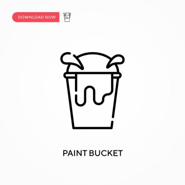 Basit vektör simgesini boya. Web sitesi veya mobil uygulama için modern, basit düz vektör çizimi