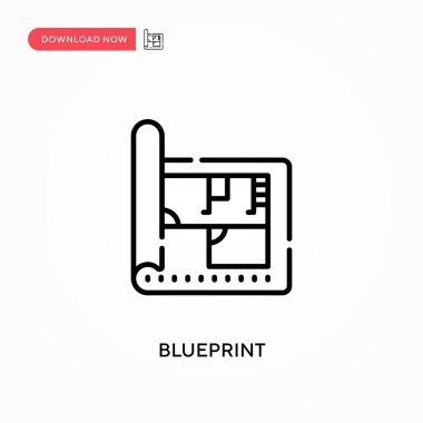 Taslak Basit vektör simgesi. Web sitesi veya mobil uygulama için modern, basit düz vektör çizimi