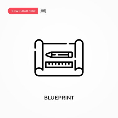 Taslak Basit vektör simgesi. Web sitesi veya mobil uygulama için modern, basit düz vektör çizimi