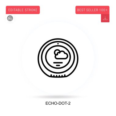 Amazon Echo Dot free vector eps, cdr, ai, svg vector illustration