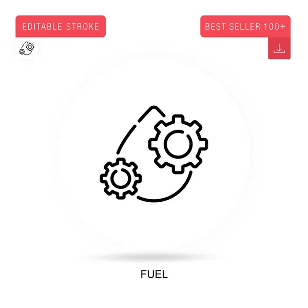 Значок Плоского Вектора Топлива Векторно Изолированные Метафорные Иллюстрации Концепции — стоковый вектор