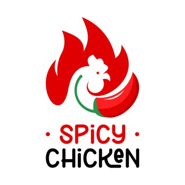 Tavuk barbeküsü logosu, bbq vektör ızgara et yemeği ve içecek etiketi tasarım fikri