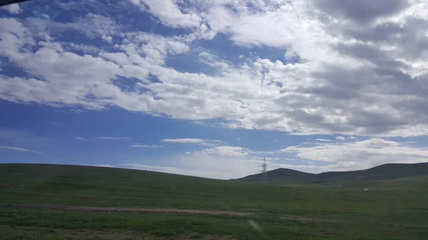 蒙古永恒的蓝天 — 图库照片