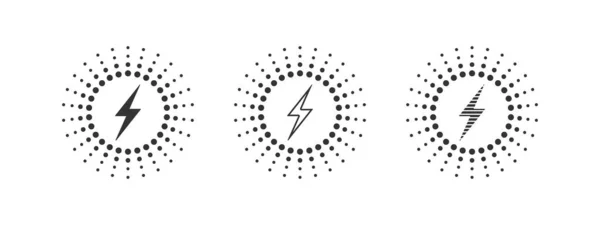 Draadloze Oplaadvariaties Van Pictogrammen Draadloos Oplaadpictogram Concept Opladen Pictogrammen Ingesteld — Stockvector