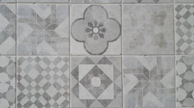 geometrik figürler süs seamless modeli soyut tek renkli doku edikula şık süsleme arka plan için yıldız