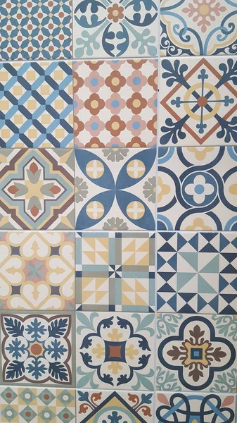 Duvar kağıdı ve arka plan için kullanılan çiçek mozaik ile Seamless modeli