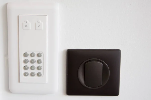 Security Alarm Keypad for Arming The System