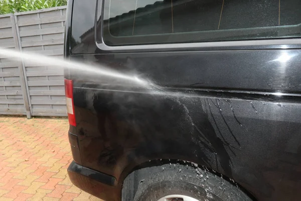 Manual Van Car wash by high pressure cleaners