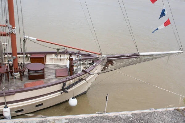 Arco Uma Cópia Barco Navio Porto — Fotografia de Stock