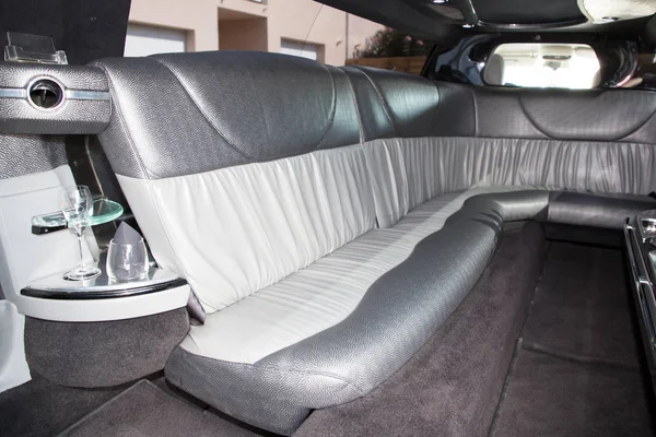 Luxury Seat Interior Limousine Interior — Stock Photo, Image
