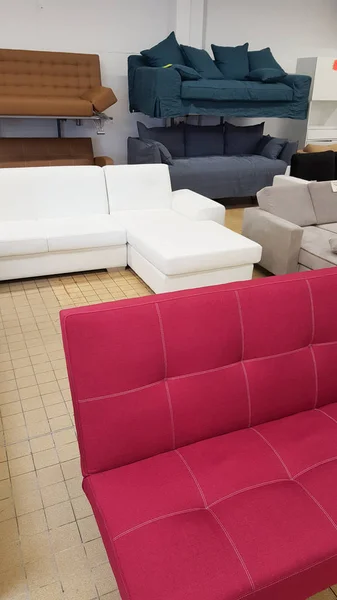 indoor shop of couch and sofa empty