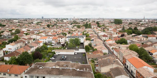 Bordeaux Franciaország Panoráma Tető Utca — Stock Fotó