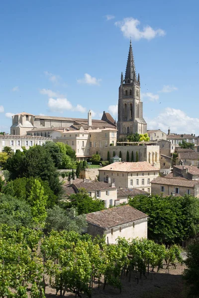 Saint Emilion Wine Village Bordeaux Francia Unesco Patrimonio Humanidad — Foto de Stock