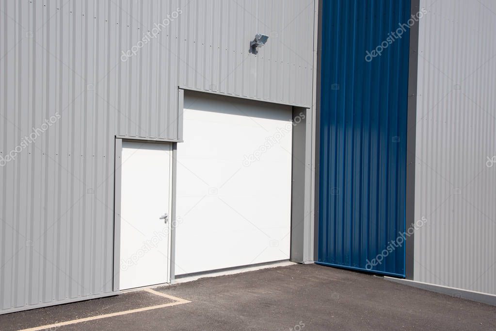Industrial Unit with roller shutter doors