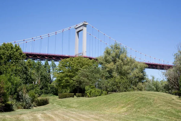 Γέφυρα Aquitaine Garonne Ήταν Ανοικτή Κυκλοφορία 1967 Κεντρική Ζωής Είναι — Φωτογραφία Αρχείου