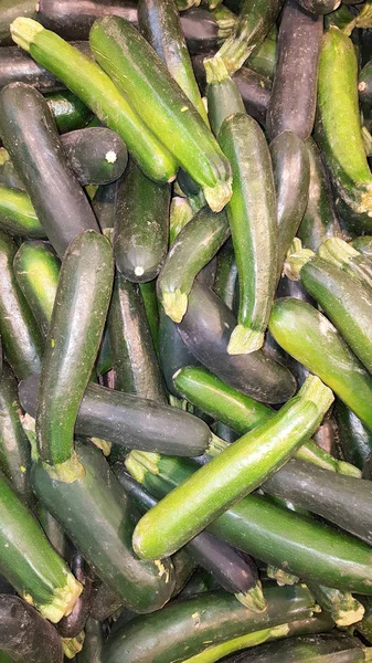 Freshly Picked Zucchini Vegetables Food Background — Stock Photo, Image